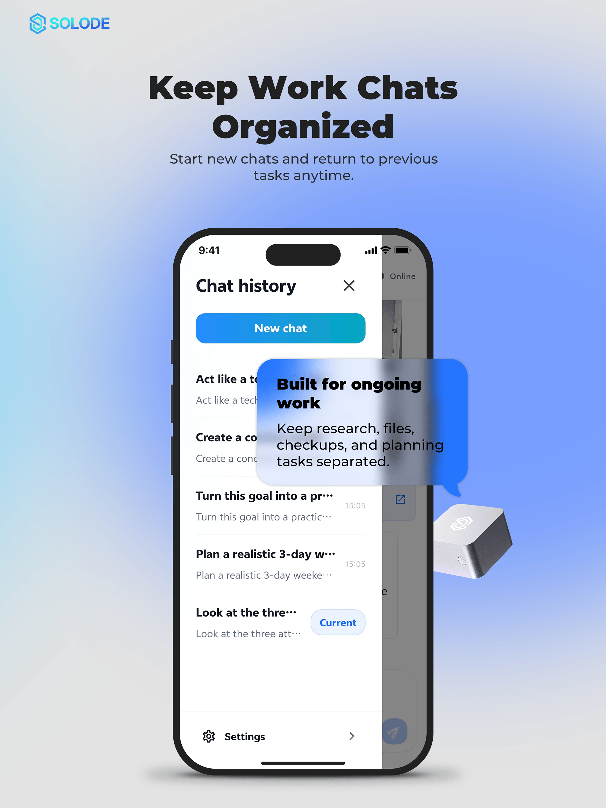 Solode: AI Agent Chat screenshot 10