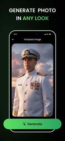AI Police Suit Photo Montage screenshot