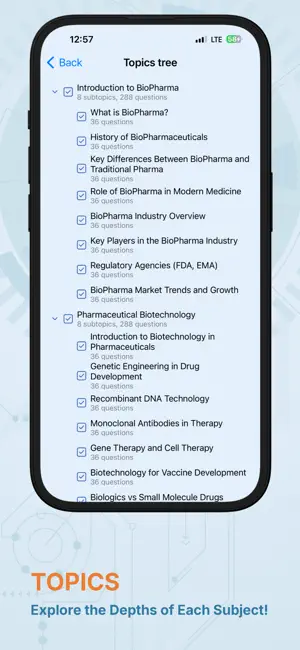 BioPharma Knowledge Test screenshot 2