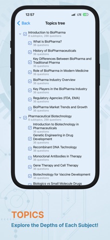 BioPharma Knowledge Test Screenshot 2 of 6