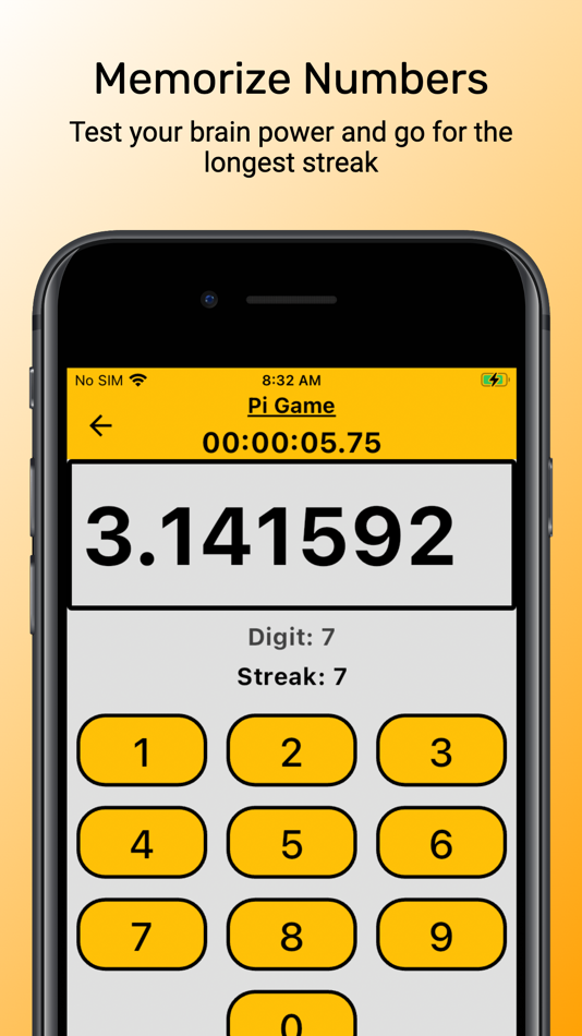 #4. Pi Try Number Game (iOS) 게시자: G203 Studios LLC