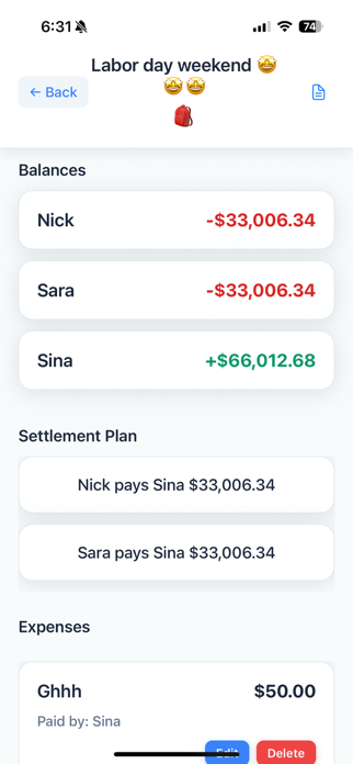 Splitzy - Fair cost Screenshot 4 of 6