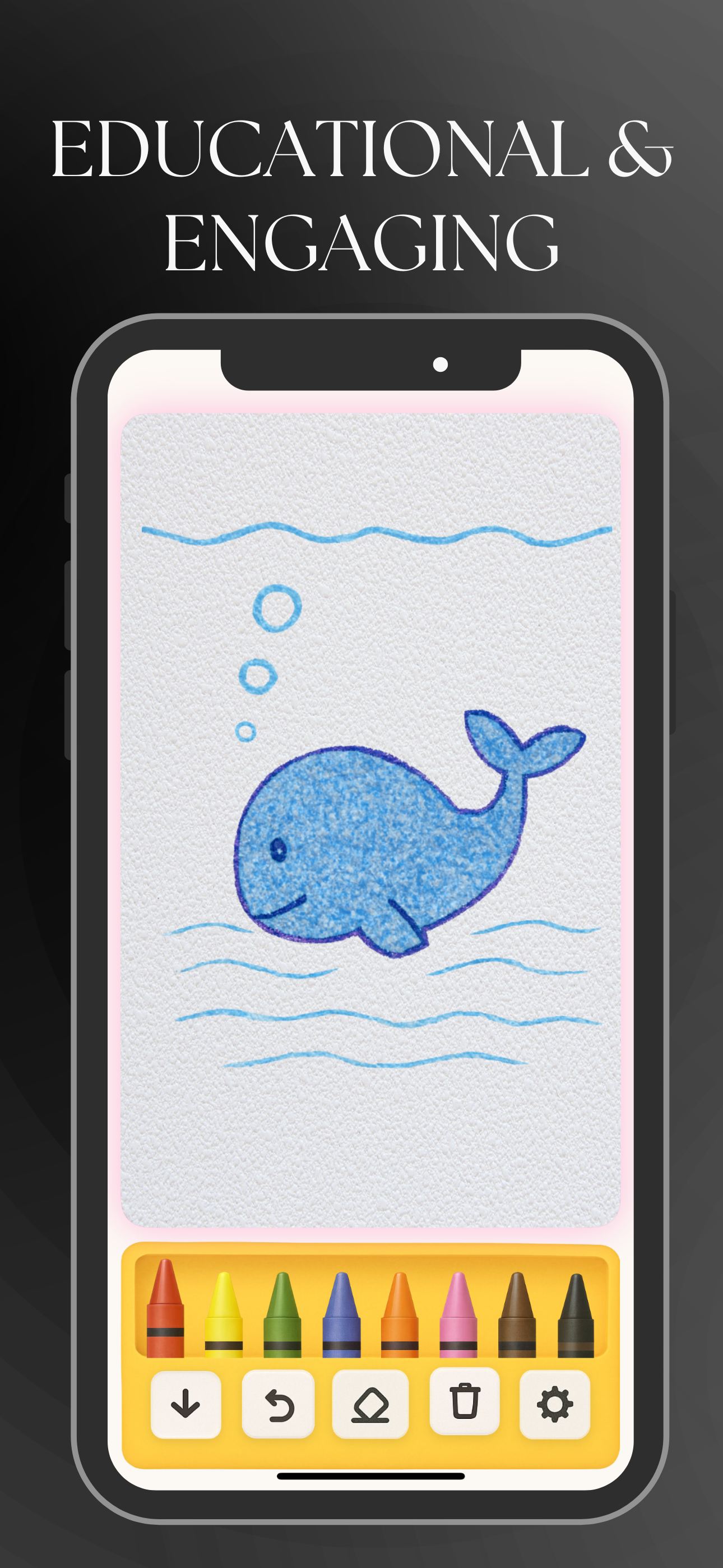 Crayon Draw: Drawing Pad