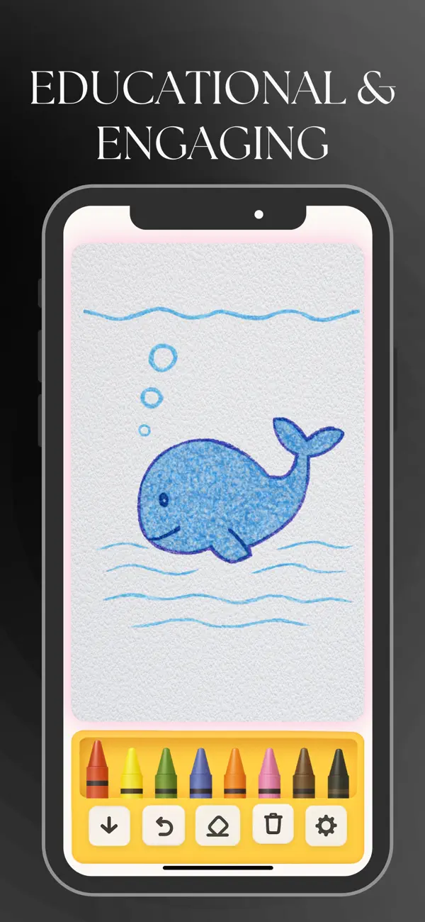 Screenshot #3 pour Crayon Draw: Drawing Pad