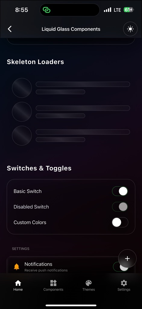 Flutter Liquid Glass Kit - Developer Tools App | MWM