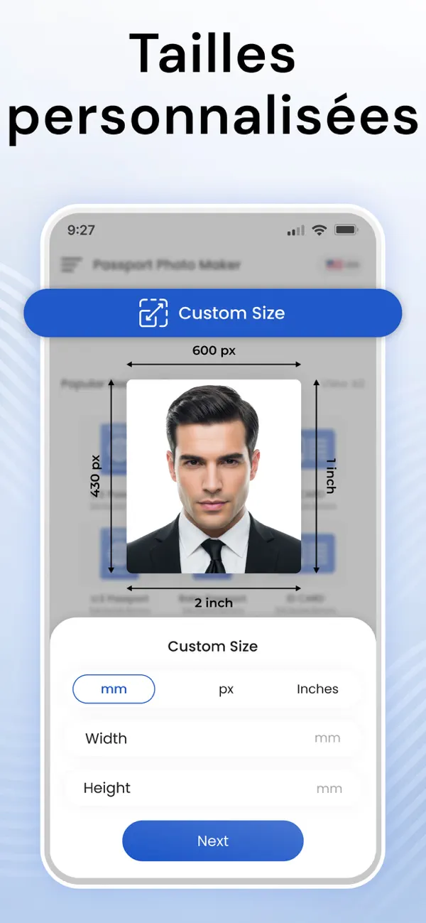 Screenshot #2 pour Appli photo d'identité - Visa