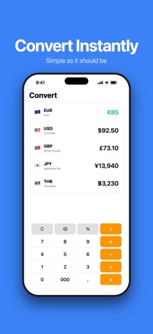 Currency Converter・Calculator Screenshot 1 of 6