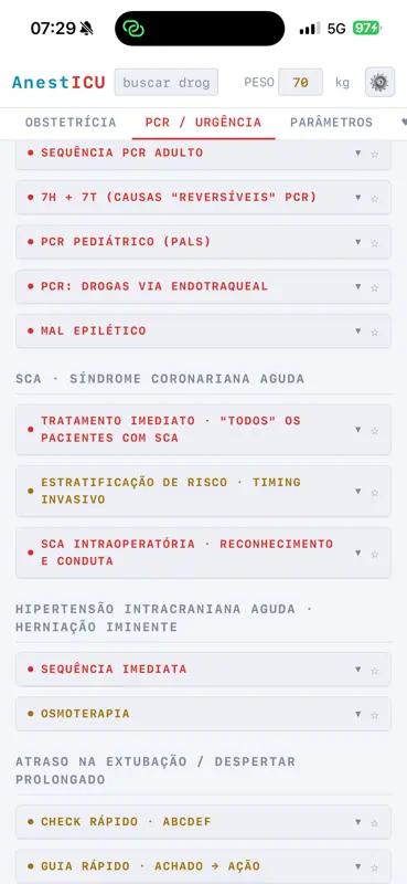 AnestICU: Referência Rápida screenshot 6 of 10
