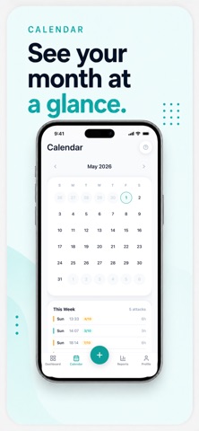 Calmgrid: Migraine Diary Screenshot 3 of 5