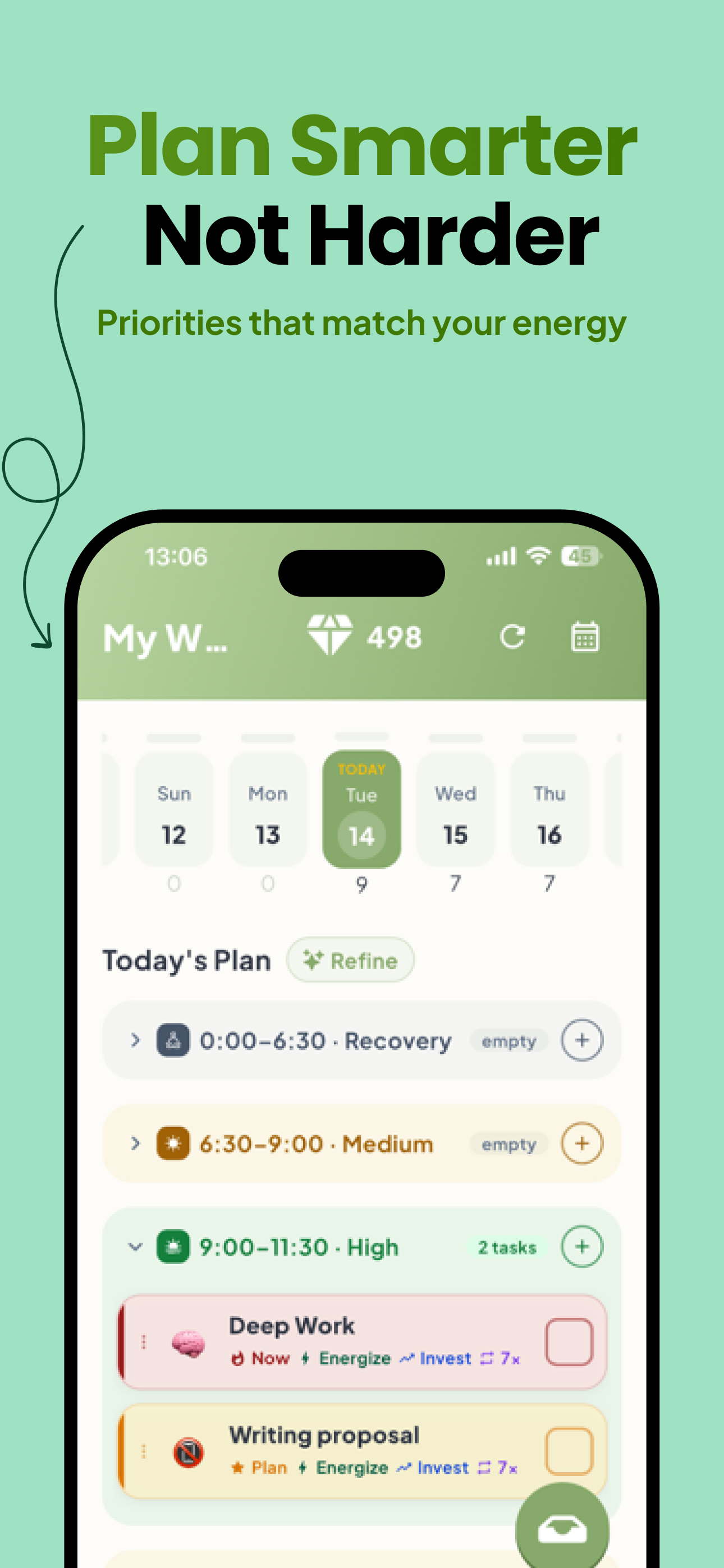 ZoBud: Daily Planner & Energy screenshot 3