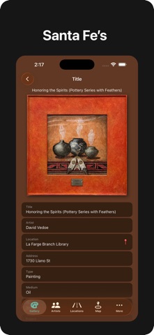 Santa Fe Public Art screenshot