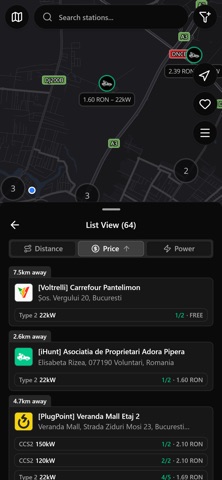 AmpWhere - EV Charging Map Screenshot 3 of 4