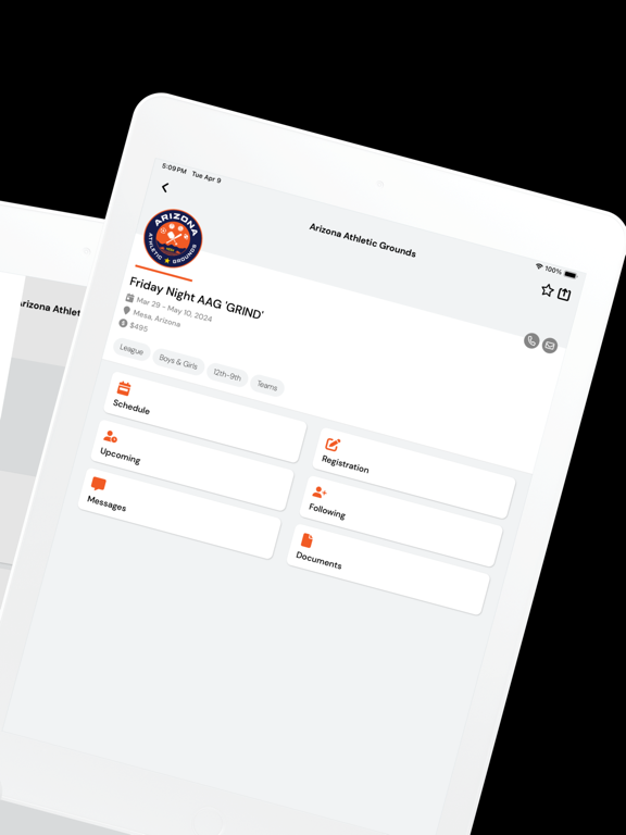Arizona Athletic Grounds iPad screenshot 2 - Sports app
