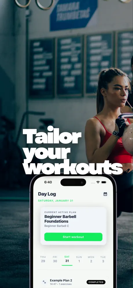 DayOne: Workout Log 健身日志记录 应用截图
