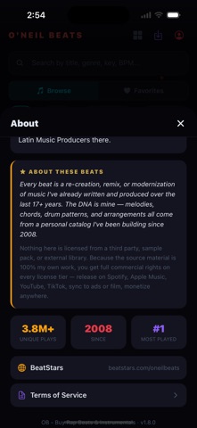 OB - Reggaeton & Rap Beats Screenshot 6 of 6
