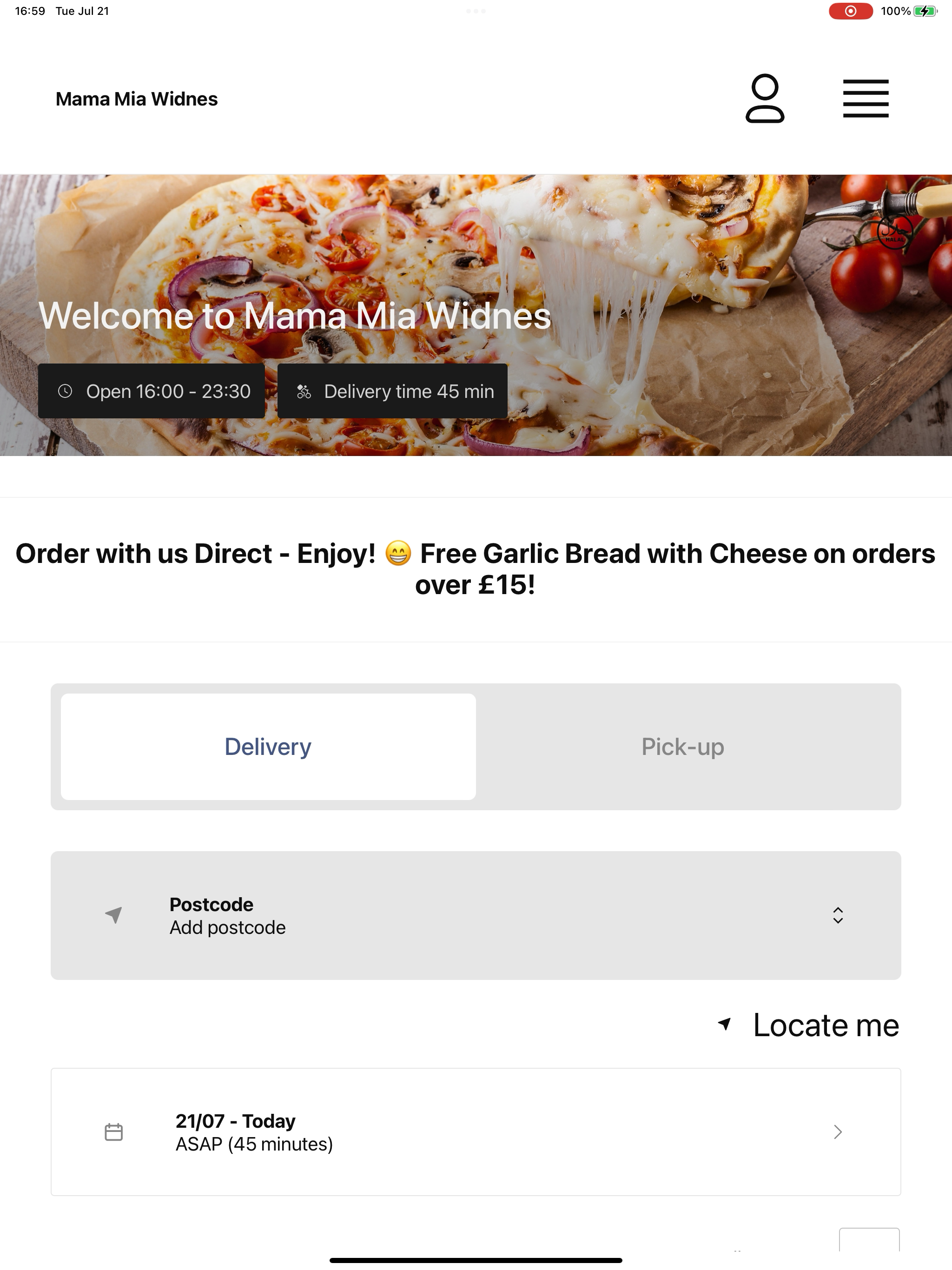 Mama Mia Widnes UK screenshot 9