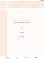 handwriting grid math training айпад изображения 1
