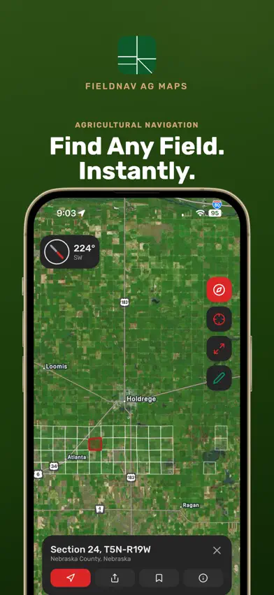 FieldNav Ag Maps: Field Finder screenshot 1