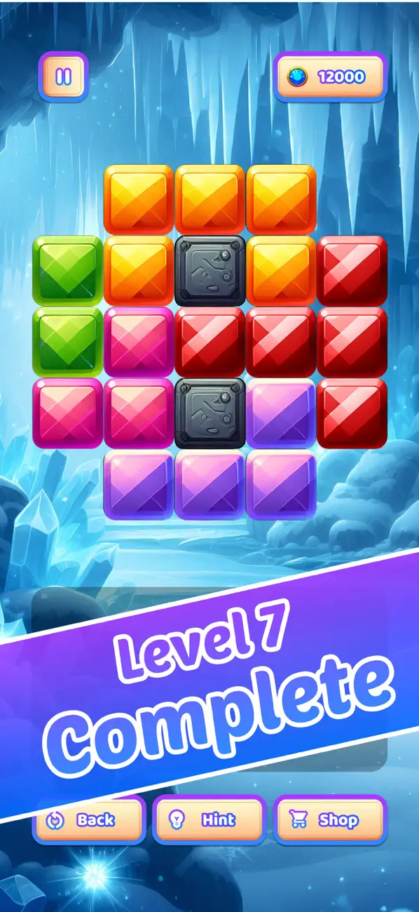 Screenshot #2 pour Gemstone - Block Puzzle