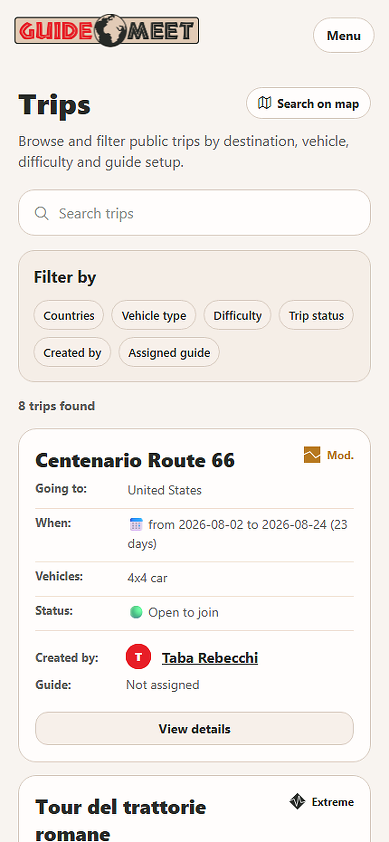 Guidemeet screenshot 3