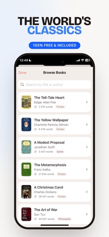 Stanza - Speed Reading iPhone screenshot