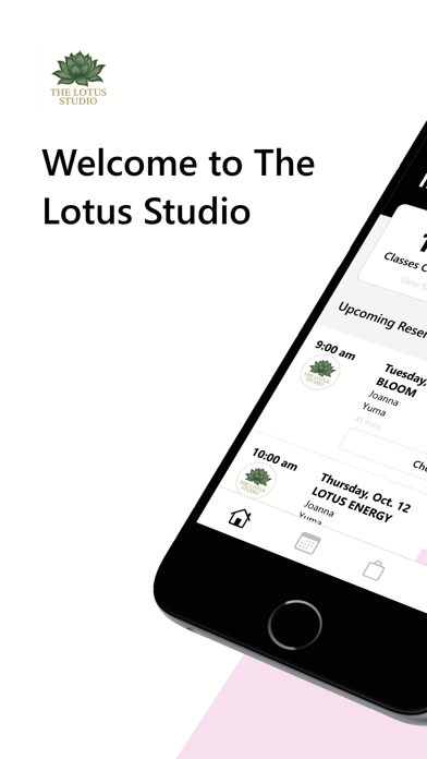 LOTUS STUDIO PILATES iPhone screenshot 1 - Health & Fitness app