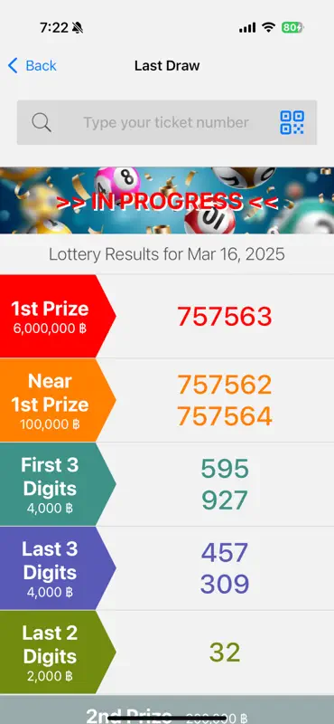 Thai National Lottery screenshot 2 of 5