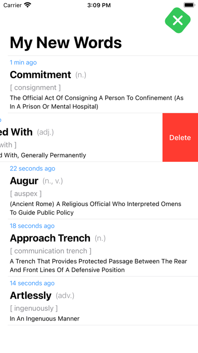 Vocabulary Builder daily words Screenshot