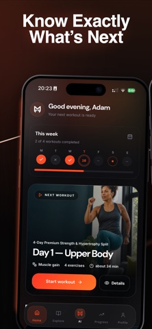 Musqo: AI Workout Planner screenshot