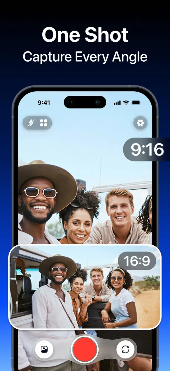 Screenshot #1 pour DuoCame: Dual Shot Recorder