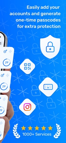Authenticator: AuthSnap iPhone screenshot