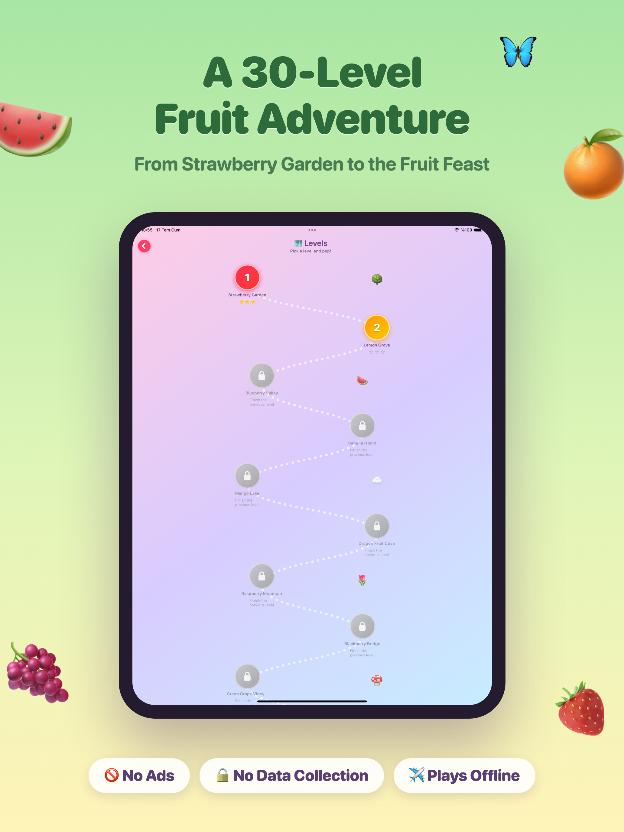 Fruity Pop! Kids Match 3 screenshot 8