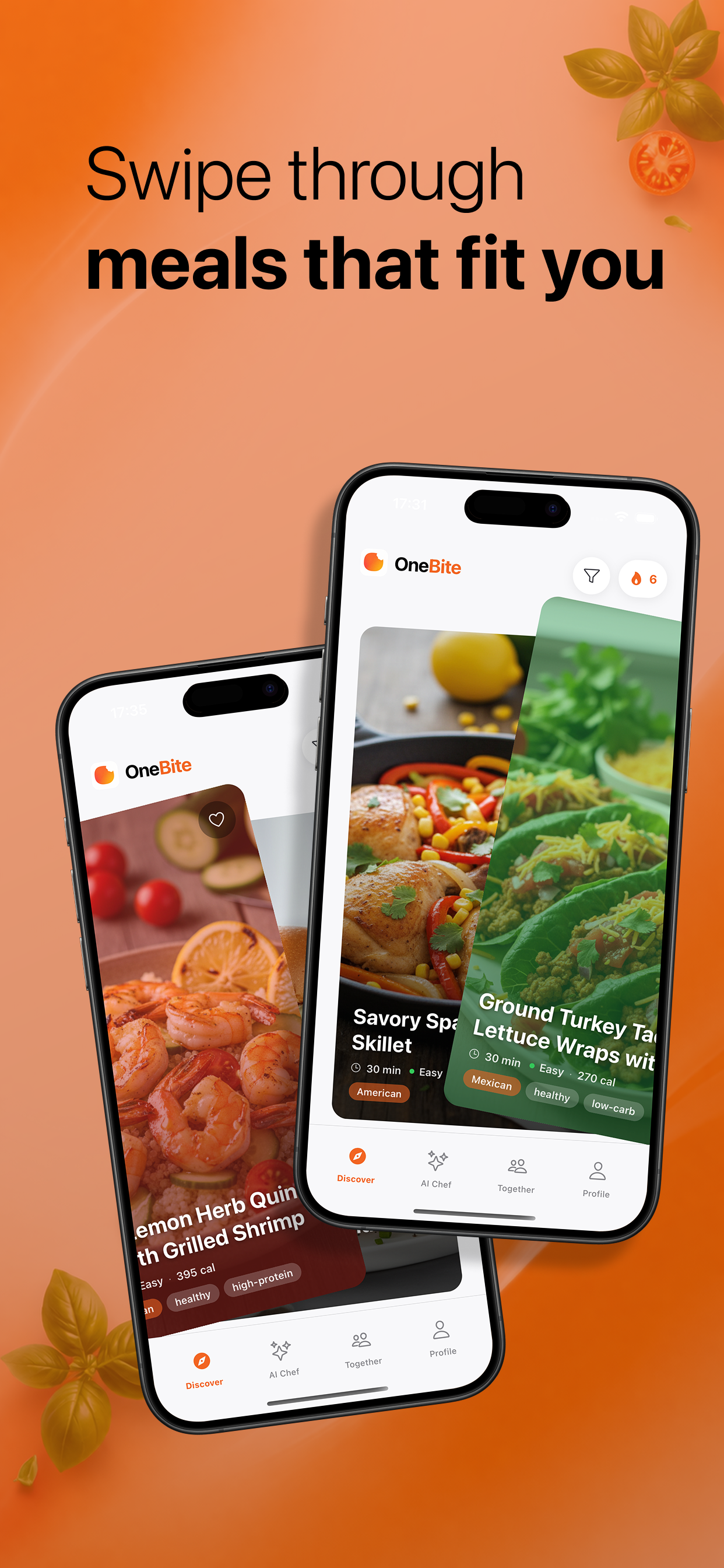 OneBite: Swipe Recipes screenshot 3
