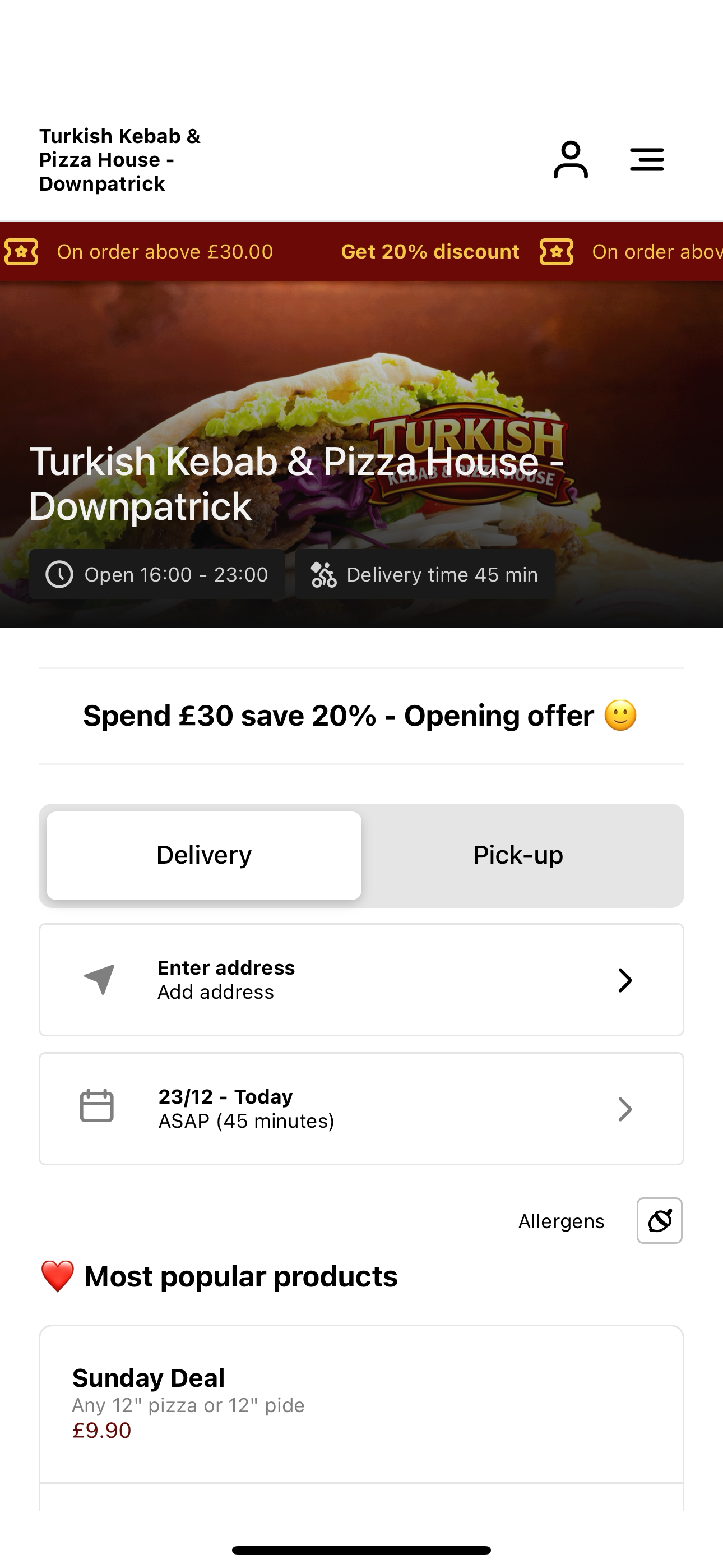 Turkish Kebab & Pizza House screenshot 3