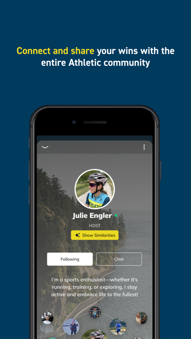 Athletic Brewing Ambassadors iPhone screenshot 2 - Social Networking app