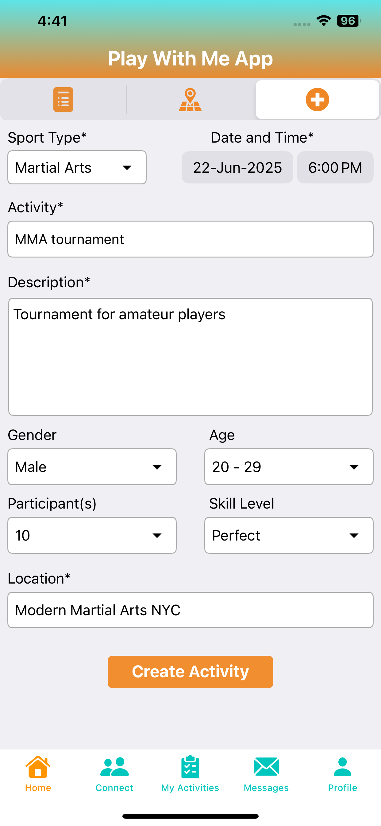 Play with Me App