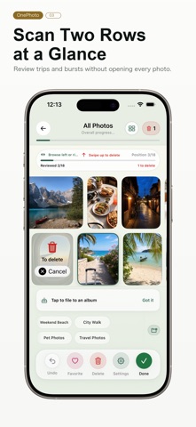 OnePhoto: Photo Cleaner iPhone screenshot