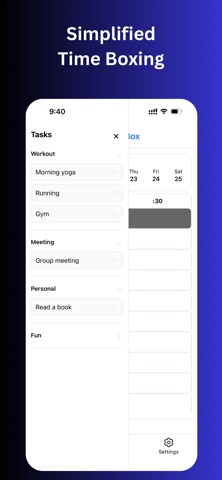 Tivra - Timeboxing Screenshot 1 of 3