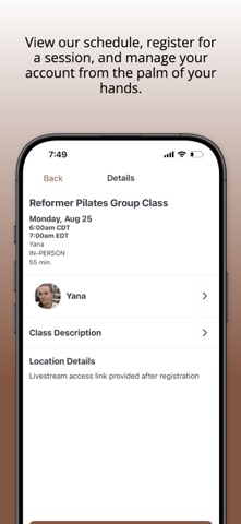 Helen's Pilates iPhone screenshot