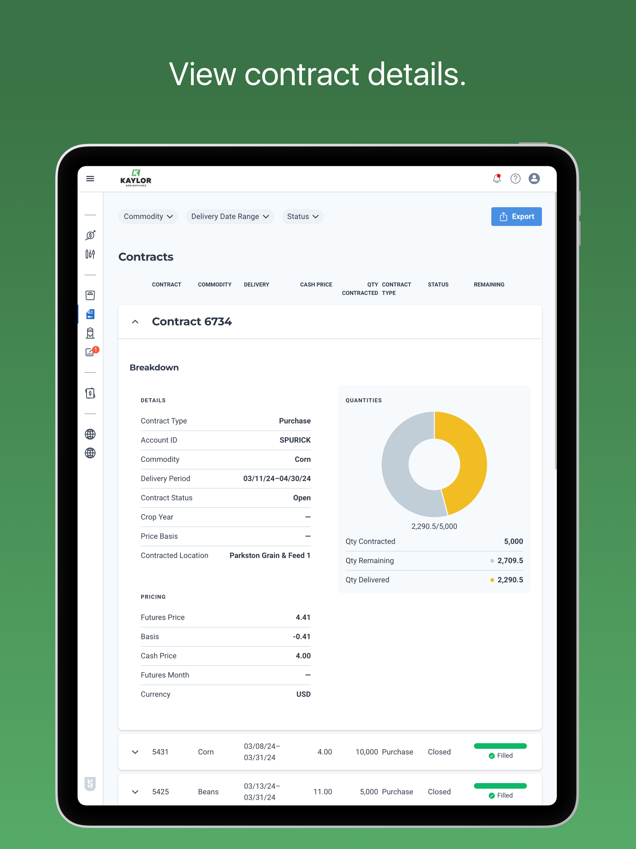 Kaylor AgriServices screenshot 12