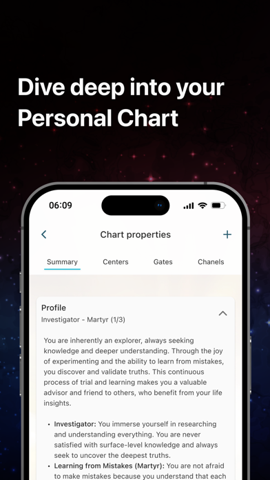 Human Designs App Screenshot