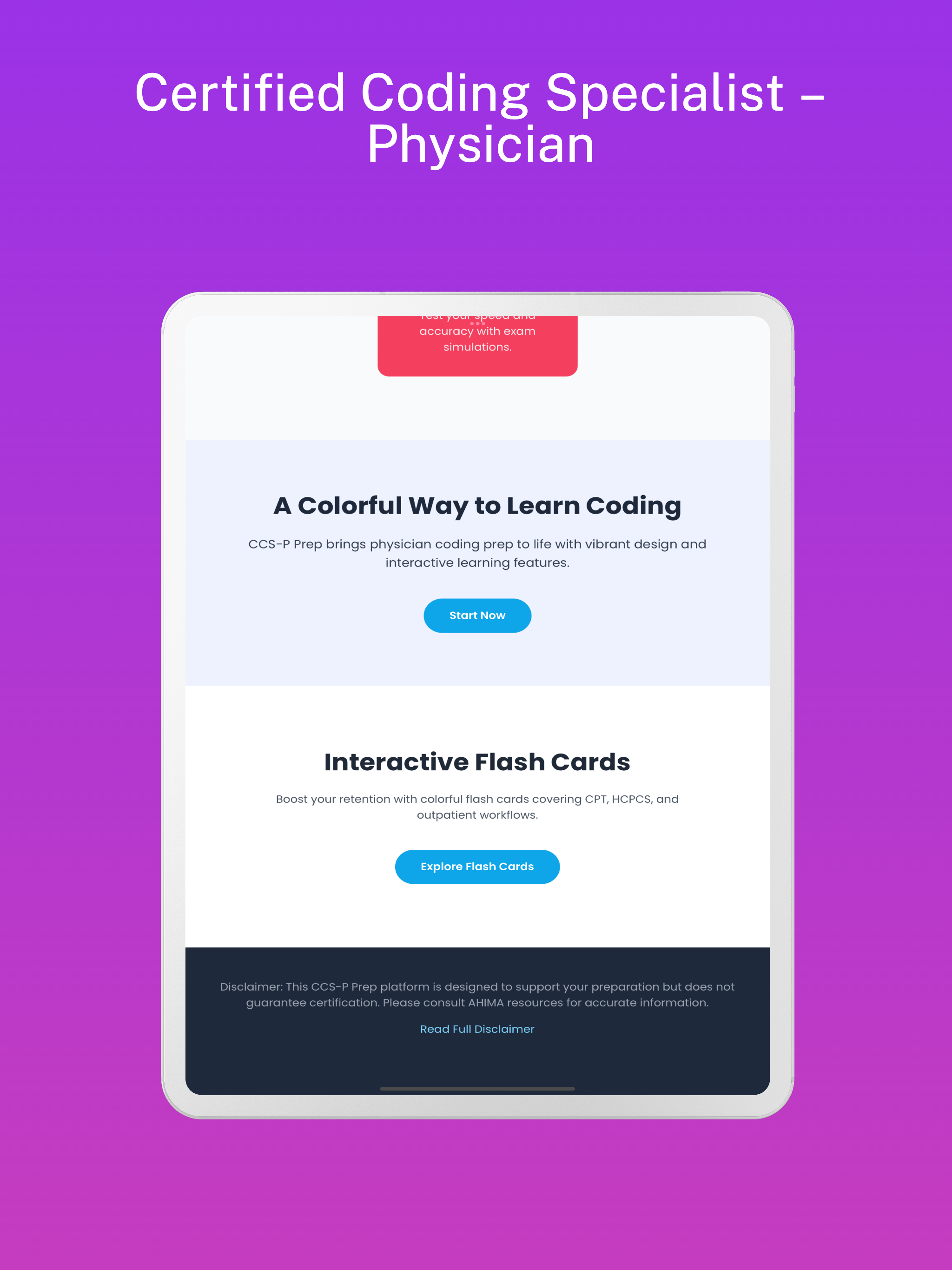 CCS-P Prep:  Physician Based screenshot 7
