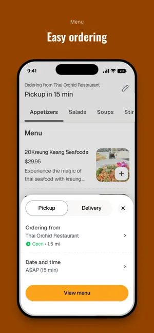 Thai Orchid Restaurant To Go screenshot 3