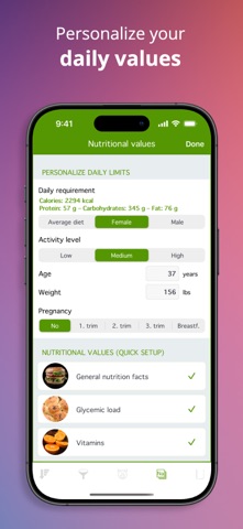 Natural food guide のスクリーンショット