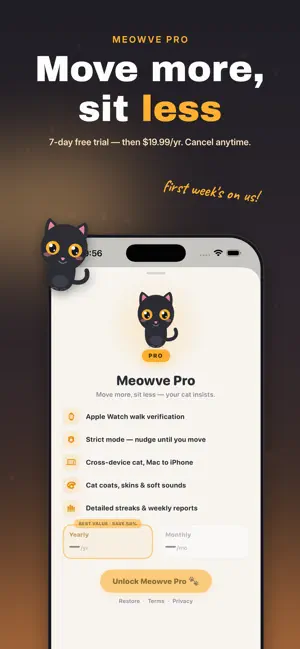 Meowve: Stand Up Reminder screenshot 4