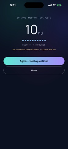 Lore: Quiz App Screenshot 7 of 10