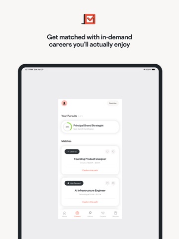 StupidFish: Career Discovery iPad screenshot