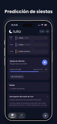 Lulla: Diario de Sueño Bebé iPhone screenshot 2