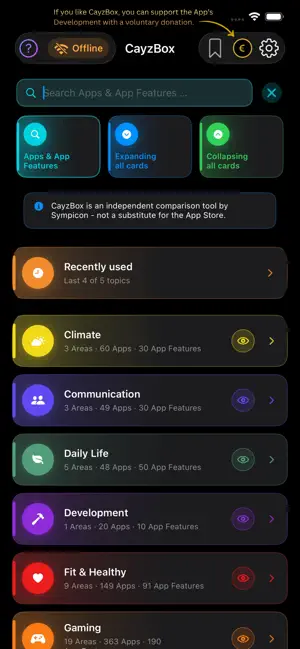 CayzBox - App Finder screenshot 2