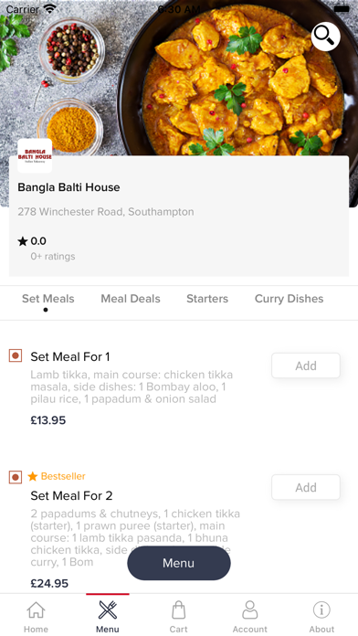 Screenshot #5 for Bangla Balti House